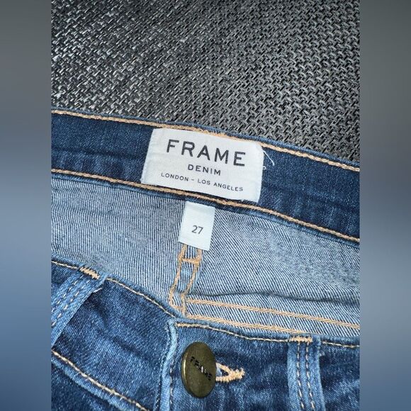 FRAME Jeans Women's Size‎ 27 Blue Le Skinny De Jeanne Skinny Jean - Picture 10 of 14